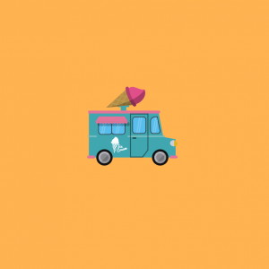 Food truck drawing